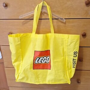 Large LEGO Bright Yellow Tote with Logo